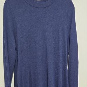 Navy Long Sleeve Torrid Plush Dress With Pockets Sz 2